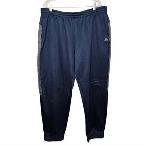 TEK Gear Drytek Pocketed Athletic Pants w/ Cuffed Ankles Blue & Gray XXL